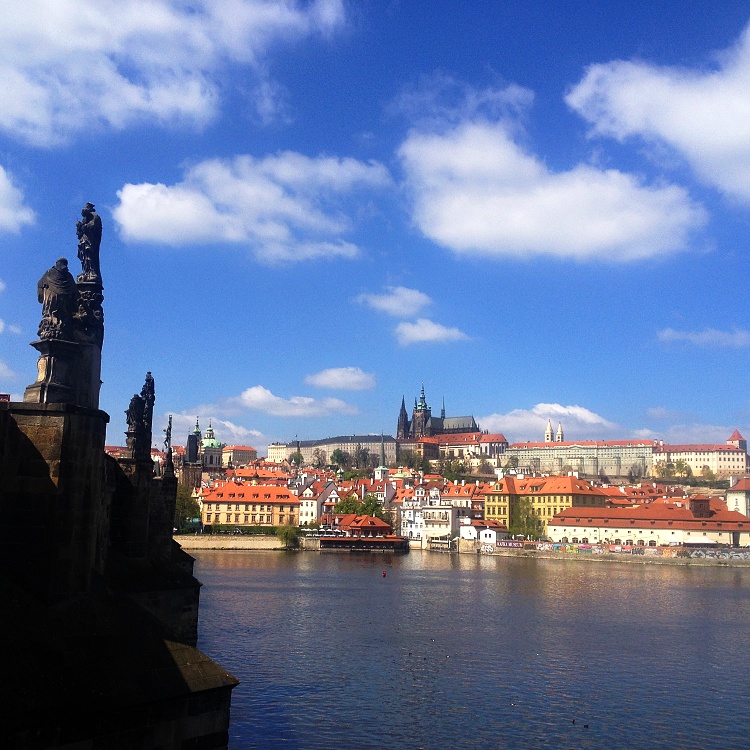 One of the best views in Prague is just off the Charles Bridge