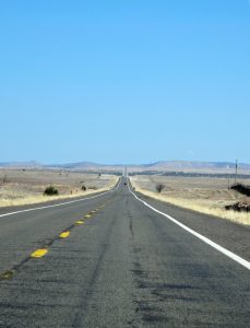 A 2WD is enough for most road trips (Nevada, USA)