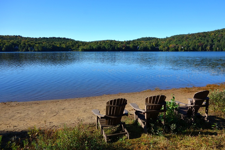 Relaxing at Lac Sauvage (Wild Lake)