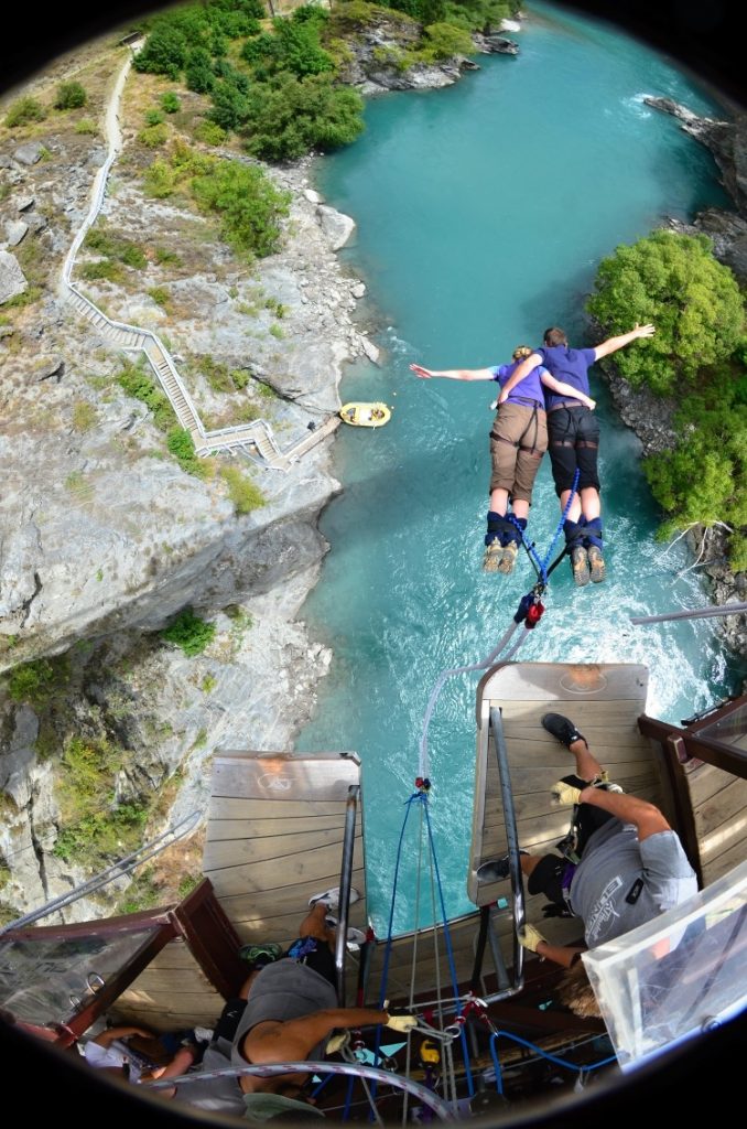 Tandem Jump, Kawarau Bridge Bungy, Queenstown, New Zealand