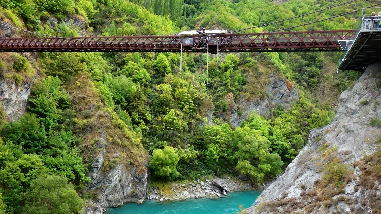 Beautiful location of the Kawarau Bridge Bungy