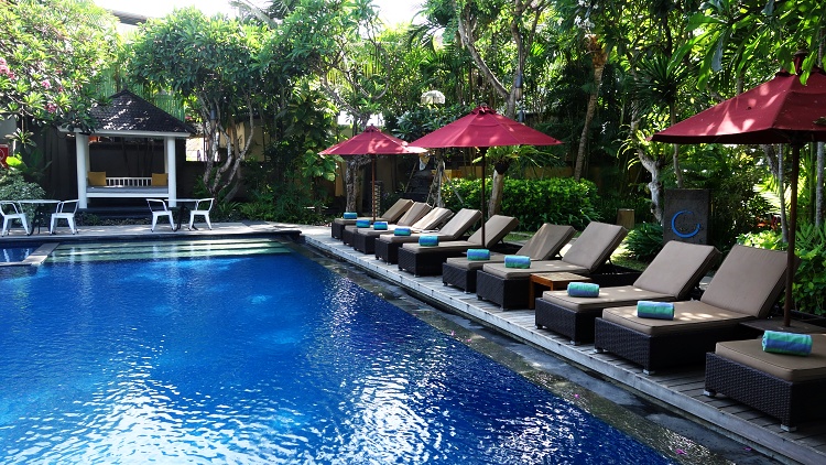 Why not spend a day by the pool? (Bali, Indonesia)