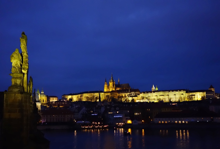 Prague Castle seen from Charles Bridge