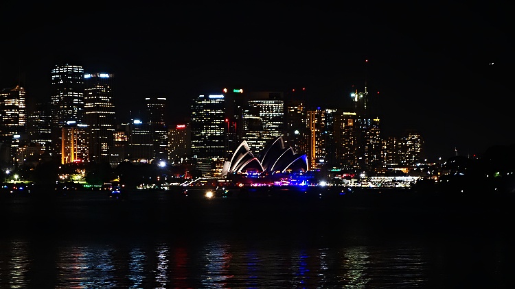 Sydney Opera House on New Year's Eve