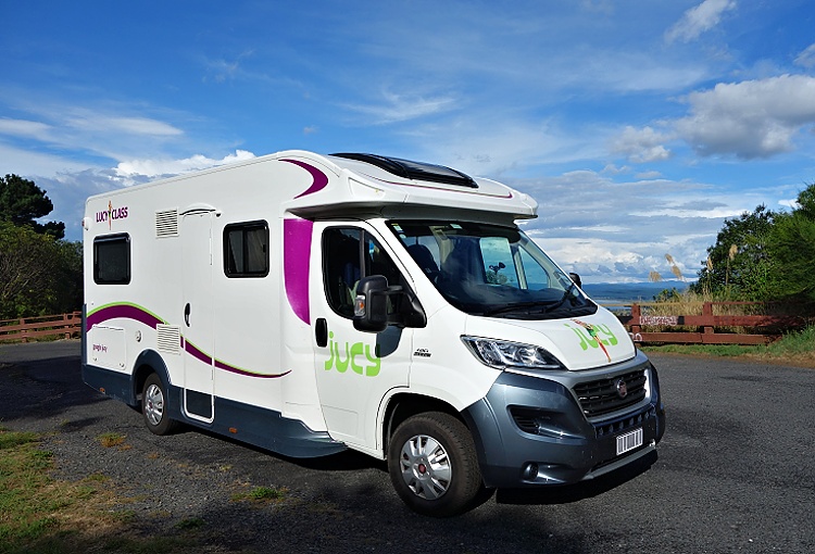 Four-berth Jucy Casa, Lake Taupo, New Zealand