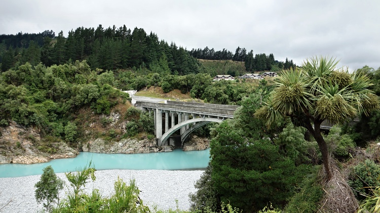 Rakaia Gorge Bridge, Canterbury, New Zealand