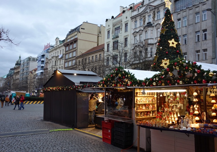 There is another popular Christmas market in Wenceslas Square