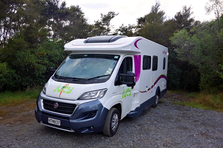 Spaces in 'freedom car parks' are usually very limited (New Zealand)