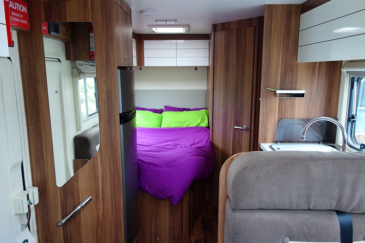 It feels like having a home on wheels (four-berth Jucy Casa)