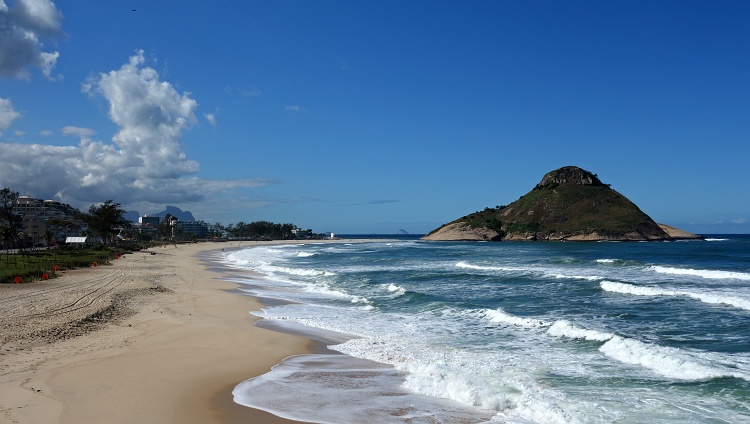 The beauty of an empty beach - Rio de Janeiro, Brazil