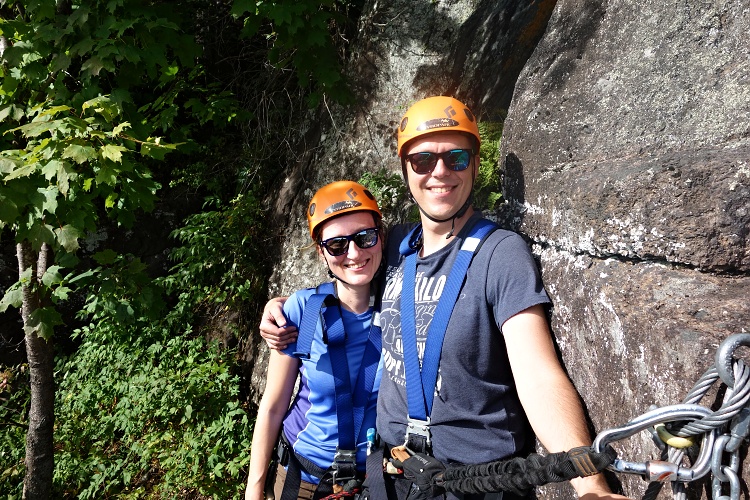 Getting our adrenaline fix in Canada (Mont Tremblant)