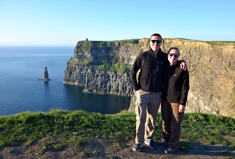 Ireland was our home for 12 years (Cliffs of Moher)