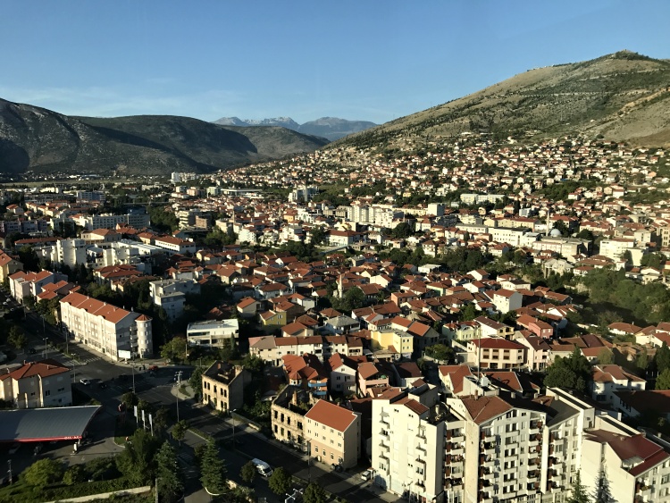 Amazing views from the Peace Bell Tower (Mostarski Zvonik Mira)