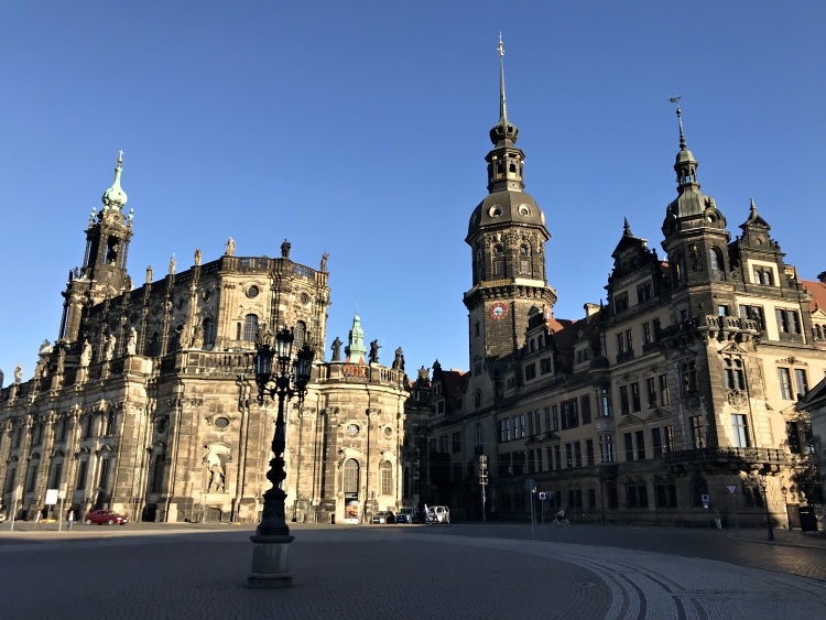 The Old Town in Dresden is full of fairy-tale buildings 