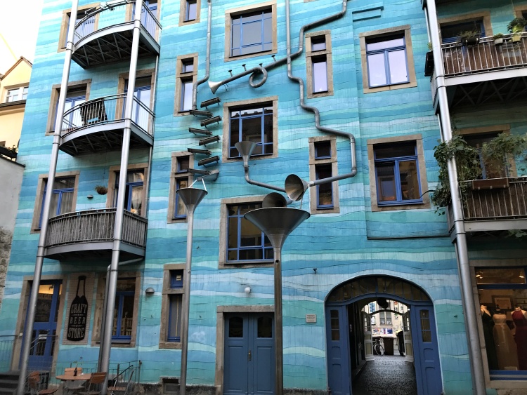 If you like art, don't miss the Kunsthofpassage in the New Town of Dresden