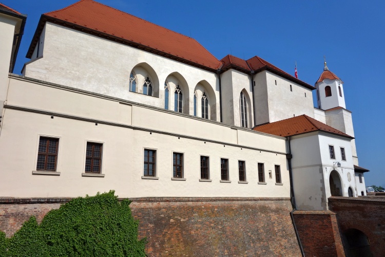 Spilberk Castle overlooks the city of Brno