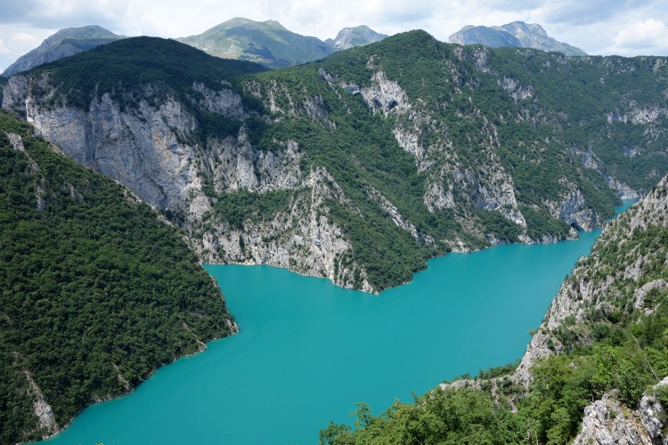 Lake Piva is one of the incredible places to visit in Montenegro