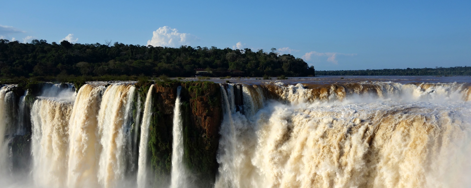 FOZ DO IGUACU, BRAZIL: Signs at the Entrance of Iguacu Falls