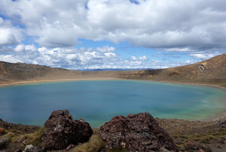 We had to turn back at the Blue Lake