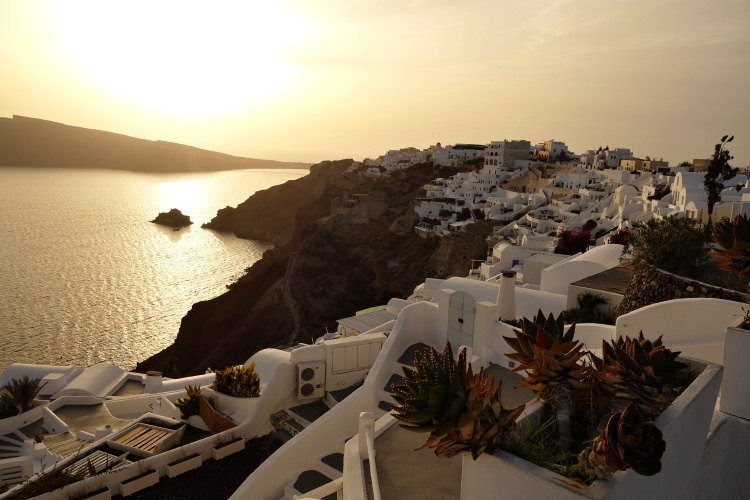 The sunsets in Santorini really are special